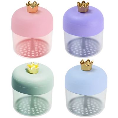 LALAFINA 4pcs Facial Foam Maker Cup for Deep Cleansing Easy Bubble Creation Random Colors Skin Care Tool for Face Wash Makeup Removal and Daily Use