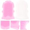 2pcs Bath Silicone Gloves Massage Glove Bath Silicone Massage for Men Women (Random Color) view 2