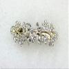 Faship Gorgeous Clear Crystal Floral Hair Clip Barrette view 2