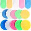 OSALADI 50pcs Reusable Natural Facial Sponges for Makeup Removal Portable and Tool for Skin Types for Travel and Daily Use view 1