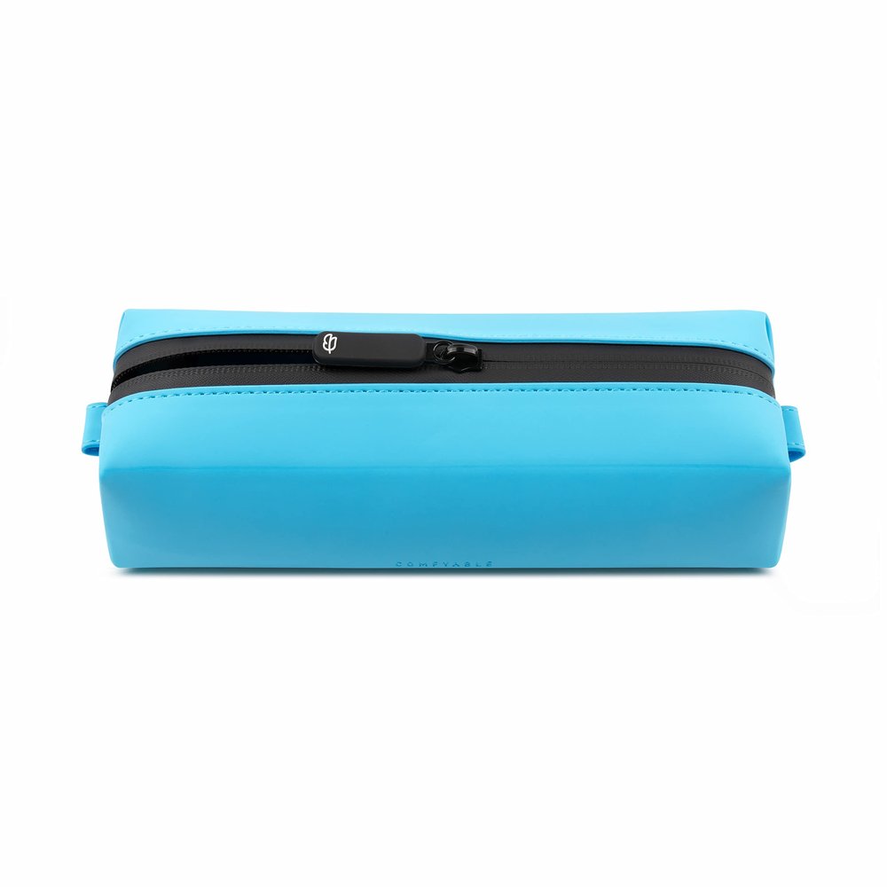 Comfyable Small Toiletry Bag for Women and Men, Slim Mini Toothbrush Bag, Dopp Kit Bag, PU