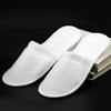 Beavorty 8 Pairs Disposable slippers spa slippers for guests disposable spa hotel guest for hotel travel white sandal shoes pedicure cloth view 3
