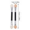 KALLORY 30pcs Eyeshadow Applicator, Double Sided Eyeshadow Sponge Eye Makeup Sponge Applicator Makeup Set view 2