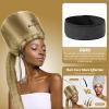 Bonnet Hood Hair Dryer Attachment - Soft, Adjustable Extra Large Bonnet Hair Dryer for Speeds Up Drying Time at Home, Easy to Use for Styling, Curling and Deep Conditioning (Gold) view 3