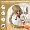 Bonnet Hood Hair Dryer Attachment - Soft, Adjustable Extra Large Bonnet Hair Dryer for Speeds Up Drying Time at Home, Easy to Use for Styling, Curling and Deep Conditioning (Gold) view 4