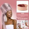 Bonnet Hood Hair Dryer Attachment - Soft, Adjustable Extra Large Bonnet Hair Dryer for Speeds Up Drying Time at Home, Easy to Use for Styling, Curling and Deep Conditioning (Pink) view 3