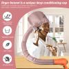 Bonnet Hood Hair Dryer Attachment - Soft, Adjustable Extra Large Bonnet Hair Dryer for Speeds Up Drying Time at Home, Easy to Use for Styling, Curling and Deep Conditioning (Pink) view 4