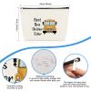 Bus Driver Appreciation Gift Makeup Bag School Bus Driver Thank You Gift Cosmetic Bags Thanksgiving Birthday Christmas Retirement Graduation Going Away Present Travel Zipper Toiletries Pouch view 2