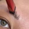 Eyebrow Brush, Multi Function Eyebrow Brush, Smooth Canvas Concealer Brush, Square Eyebrow Brush, Eyebrow Brush Square Ultra Thin Angled Eyebrow Brush (Color : 3 Packs) view 4
