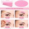 Maitys 400 Pieces Eyebrows Wax Strips Eyebrow Hair Removal Wax Paper Facial Strips for Women Men Lip Body Face(0.39 x 1.97 Inch,Pink) view 2