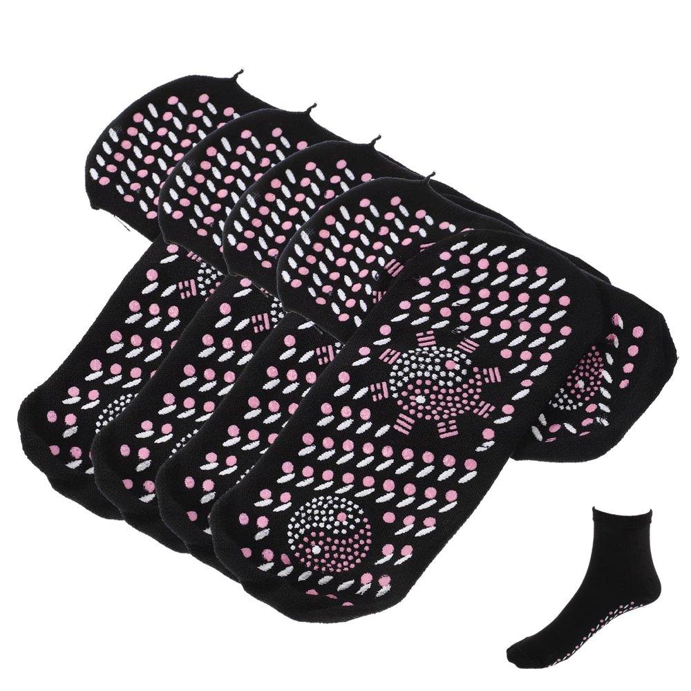 GLEAVI 4pairs Heated Socks for Men and Women of Comfortable Washable Thermal Socks for Daily Use Self-heating Design Non- Promotes Circulation