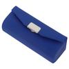 Beavorty Womens PU Leather Lipstick Case with Mirror - Portable Lipstick Organizer, Travel Cosmetic Containers - Blue view 1