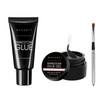 Makartt Nail Rhinestone Glue Gel with Brush Pen Set Bundle, Super Strong Gem Glue Gel 1.06oz Nail Lamp Needed for Nail Glitter Jewels Crystals, 15ml Clear Nail Gem Glue Gel Wipe-Off Super Strong view 1