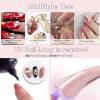 Makartt Nail Rhinestone Glue Gel with Brush Pen Set Bundle, Super Strong Gem Glue Gel 1.06oz Nail Lamp Needed for Nail Glitter Jewels Crystals, 15ml Clear Nail Gem Glue Gel Wipe-Off Super Strong view 3