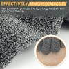 MIG4U Exfoliating Shower Gloves, Bath Scrub Glove Medium to Heavy Body Dead Skin Removal, Deep Exfoliate Sponge Loofah for Women and Men, 1 Pair Icelandic Grey view 2