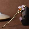 Uonlytech Vintage Chinese Style Hairpin Elegant Hair Stick for Women Lightweight Decorative Hair Accessory for Various Hairstyles view 3