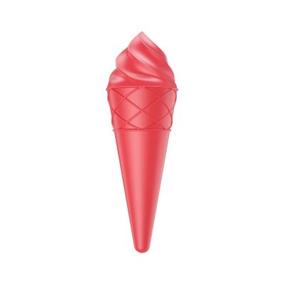 Clear Lip Balm Cute Ice Cream Shape Lipstick Fruit Flavored Hydrate Moisturize Lip Care Balm for Women Girls