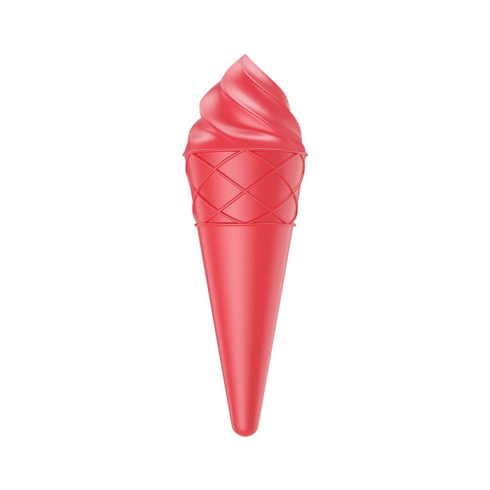 Clear Lip Balm Cute Ice Cream Shape Lipstick Fruit Flavored Hydrate Moisturize Lip Care Balm for Women Girls