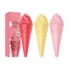 Clear Lip Balm Cute Ice Cream Shape Lipstick Fruit Flavored Hydrate Moisturize Lip Care Balm for Women Girls view 3