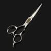 Hair Cutting Shears, 6.5 Inch Professional Japan 440c Steel Upscale Silver Hair Scissors Haircut Thinning Barber Cutting Shears Hairdresser Scissors (Color : Set) view 2