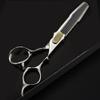 Hair Cutting Shears, 6.5 Inch Professional Japan 440c Steel Upscale Silver Hair Scissors Haircut Thinning Barber Cutting Shears Hairdresser Scissors (Color : Set) view 3