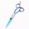 Hair Cutting Shears, 6 Inch Professional Japan 440c Steel Green Scissor Gem Hair Scissors Haircut Thinning Barber Hair Cutting Shears Hairdresser Scissors (Color : Set) view 4