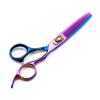 Hair Cutting Shears, 6 Inch Professional Japan 440c Steel Scissor Wolf Cut Hair Scissors Haircut Thinning Barber Cutting Shears Hairdresser Scissors (Color : Set) view 4