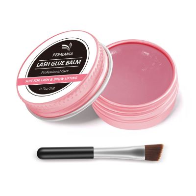 PERMANIA Lash Lift Balm Glue, New Eyelash Lifting Adhesive0.35oz/10g Lash Lift Glue Strong Viscosity and Water Solubility for Lash Perm Kit (Rose)