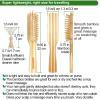 Bamboo Hair Brush with Cleaner Tool For Women Men, Bamboo Bristle Wooden Paddle Detangling Brush Helps Hair Growth, Enhance Shine & Health, Massaging Scalp - 2 Pack view 2