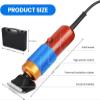 Adjustable Speed Carpet Trimmer,with 1 Replaceable Cutter Head / 2 Different Size Calipers / 1 Bracket, 200W Universal Voltage Low Noisecarpet Grooming Clippers Kit 1,4.5 * 18cm view 4