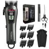 TCMKY Hair Clippers for Men Professional Hair Trimmer for Men Cordless&Corded Barber Clippers for Hair Cutting & Grooming.Rechargeable Hair Trimmer Kit for Household(Silvery) view 1