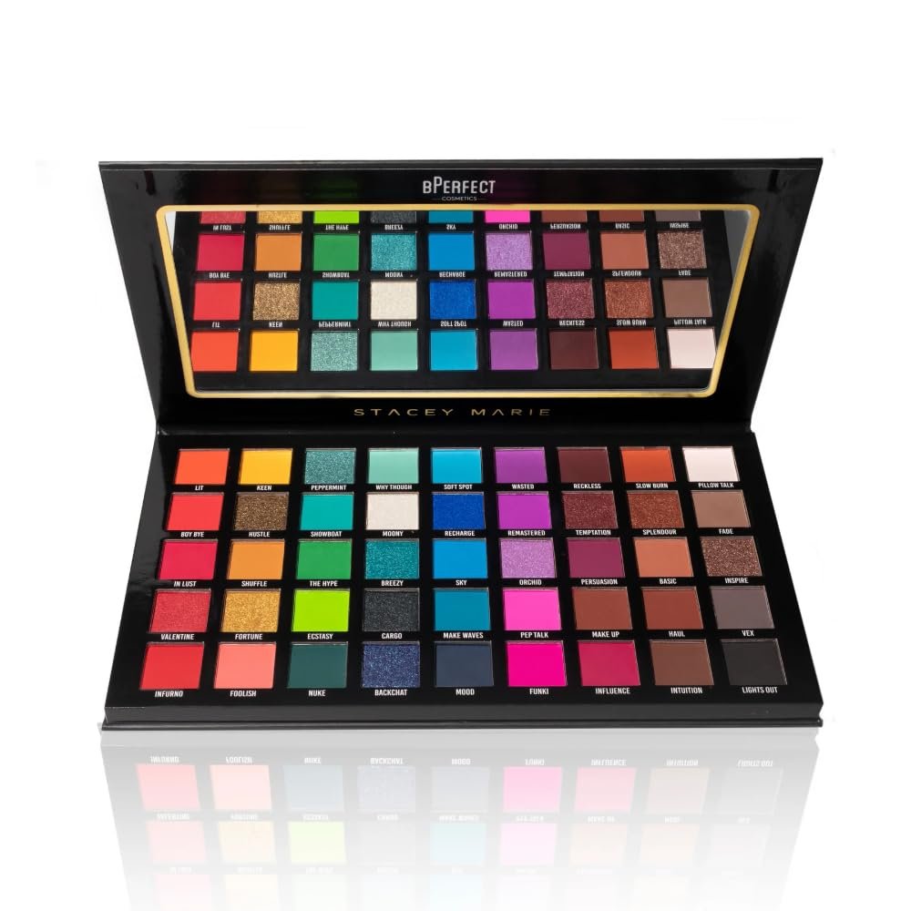 BPerfect Carnival XL Pro Remastered Eyeshadow Palette  45 Pigmented Shades for Professional Makeup Artists, Cruelty-Free Vegan Palette