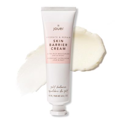 Jouer Skin Barrier Cream - Skin Barrier Repair Moisturizer - Hydrating Hyaluronic Acid, Wrinkle Cream- Anti Aging Night Routine with Alpha Lipoic Acid and Coq10-2 oz