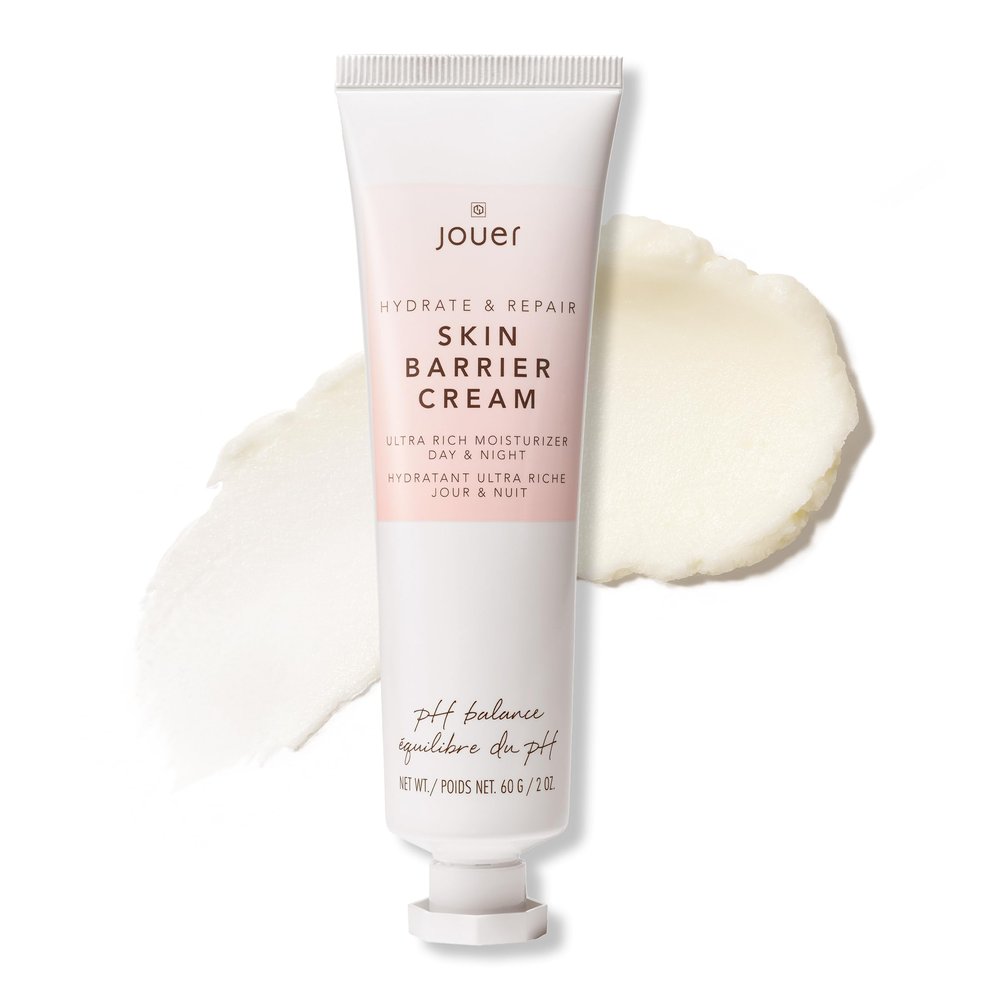 Jouer Skin Barrier Cream - Skin Barrier Repair Moisturizer - Hydrating Hyaluronic Acid, Wrinkle Cream- Anti Aging Night Routine with Alpha Lipoic Acid and Coq10-2 oz
