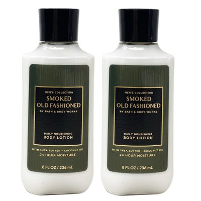 Bath and Body Smoked Old Fashioned Body Lotion Duo Gift Set