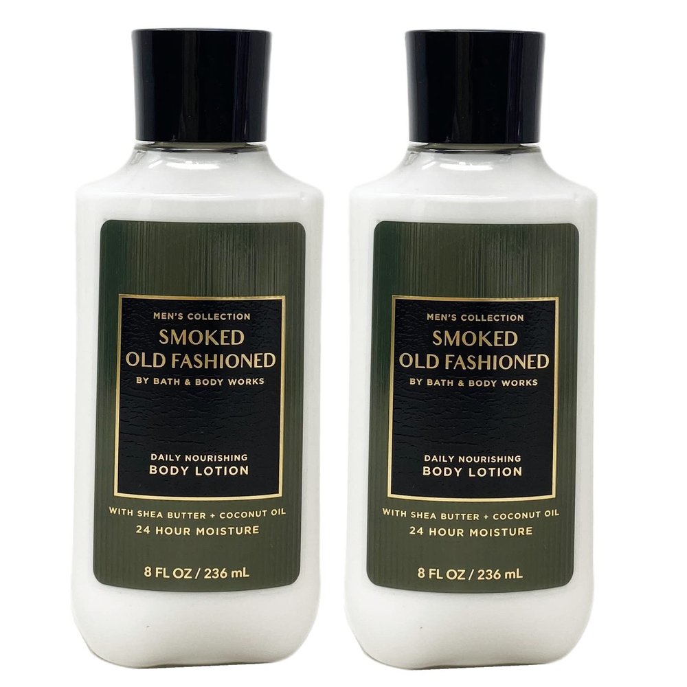 Bath and Body Smoked Old Fashioned Body Lotion Duo Gift Set