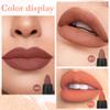 evpct 3Pcs Nude Beige Dark Light Brown Yellow Matte Lipstick and Lip Crayon Lip Liner Stick Pencil duo Makeup Set Long Lasting 24 Hour Waterproof Lip Gloss labiales mate 24 horas originales 08&17&19 view 2
