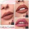 evpct 3Pcs Brown Lip Liner Crayon Pencils Set for Women, Neutral Matte Lipstick Lip Stick Crayon Long Lasting, Lips Pencil Liner and Lipstick set, Lipliner Pencil 24 Hours Long Wearing Lipstick labial view 2