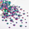 Beadsland Rhinestones for Makeup,8 Sizes 2500pcs Green Flatback Rhinestones Face Gems for Nails Crafts with Tweezers and Wax Pencil,Green Volcano,SS4-SS30 view 2