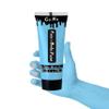 Go Ho Light Blue Face Body Paint Washable(2.37oz/pc),Water Based Cream Pale Blue Face Paint,Body Paint for Halloween Costumes Festivals Cosplay SFX Ghost Bride Sally Makeup view 4