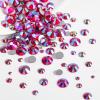 Beadsland Rhinestones for Makeup,8 Sizes 2500pcs Light Red AB Flatback Rhinestones Face Gems for Nails Crafts with Tweezers and Wax Pencil,Light Siam AB,SS4-SS30 view 2