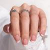 French Tip Press On Nails - BTArtbox Soft Gel Fake Nails Short, Supremely Fit & Natural Glue on Nails, Reusable Stick on Nails French Girl & White French view 2