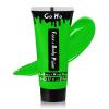 Go Ho Amazon Green Face Body Paint Washable(2.37oz/pc),Water Based Cream Body Paint,Green Accessories,Halloween Costumes Cosplay SFX Fiti Goblin Gamora Beast Boy Makeup view 1