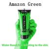 Go Ho Amazon Green Face Body Paint Washable(2.37oz/pc),Water Based Cream Body Paint,Green Accessories,Halloween Costumes Cosplay SFX Fiti Goblin Gamora Beast Boy Makeup view 2