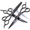 6/7 Inch Hairdressing Scissors Set Barber Shop Hair Scissors Styling Tools (7-inch 4pc) view 2