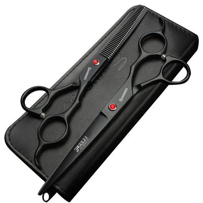 6/7 Inch Hairdressing Scissors Set Barber Shop Hair Scissors Styling Tools (7-inch 2pc)