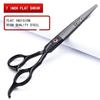 6/7 Inch Hairdressing Scissors Set Barber Shop Hair Scissors Styling Tools (7-inch 2pc) view 3