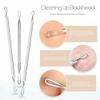 Pimple Popper Tool Kit - 9 Pcs Blackhead Remover Comedone Extractor Kit for Quick and Easy Removal of Pimples, Blackheads, Zit Removing, Forehead,Facial and Nose view 4