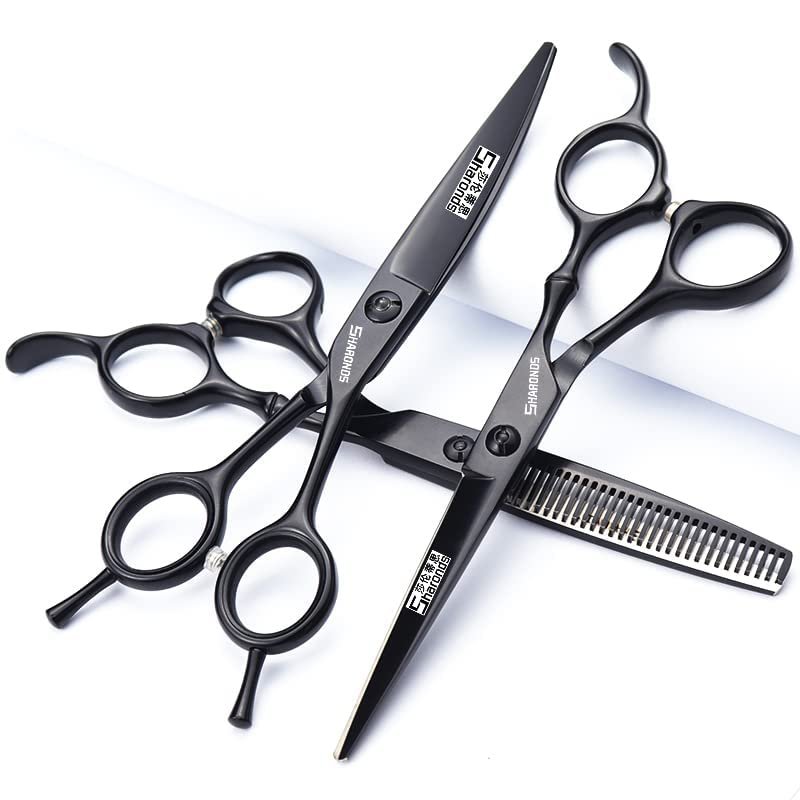 6/7 Inch Hairdressing Scissors Set Barber Shop Hair Scissors Styling Tools (6-inch 3pc)