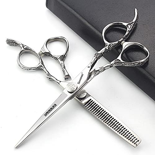 6.5/7 inch Professional Hairdressing Barber Salon Scissors 19cm Cutting Scissors (7-inch 2pc)